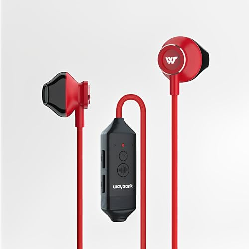 Bluetooth 5.0 Call Recording Headset with Magnetic Attachment - Phone Call Recorder Earphone for IOS & Android, Voice Prompts, Power Display