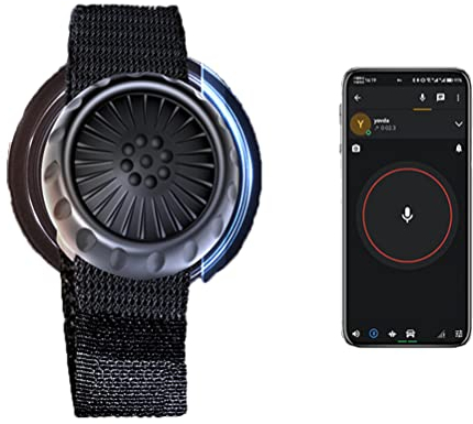 2023 PTT teléfono móvil con botón para responder llamadas botón Walkie Talkie PTT inalámbrico compatible con Bluetooth para Android e iOS para Zello Work