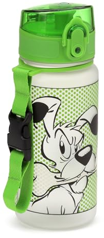 Trinkflasche für Kinder, bruchsicher, 350 ml, Idefix – Pop – Asterix und Obelix