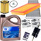 Inspektionspaket + 5L 5W-30 DEXOS-2 Öl + Zündkerzen passend für Corsa C 1.0-1.4