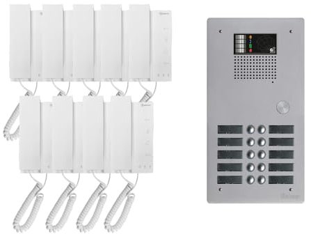 Kit interphone Audio collectif Bus 2 Fils G2P 9 appels