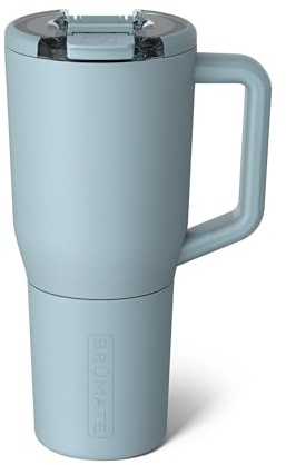 BrüMate Müv - 35oz 100% Leak Proof Insulated Coffee Mug with Handle & Lid - Stainless Steel Coffee Travel Mug - Double Walled Coffee Cup (Mist)