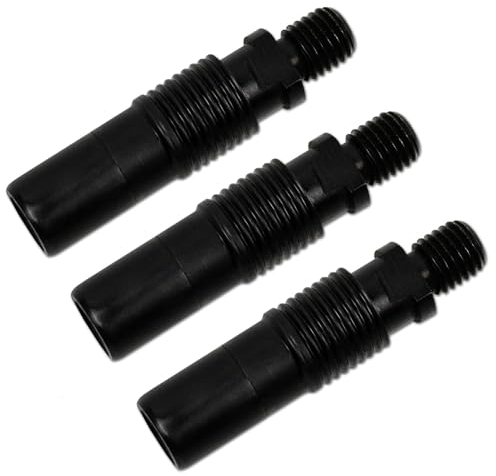 3 Stück Quick Release Adapter Aluminium schwarz Schnellverschluss für Bissanzeiger Banksticks Rutenauflagen
