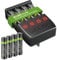 Venom Pro Charge Plug In Wall Battery Charger plus 4 x AA Rechargeable Batteries