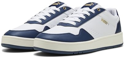 Puma Unisex Court Classic Sneaker, Puma Weißes persisches Blau PUMA Gold, 42 EU