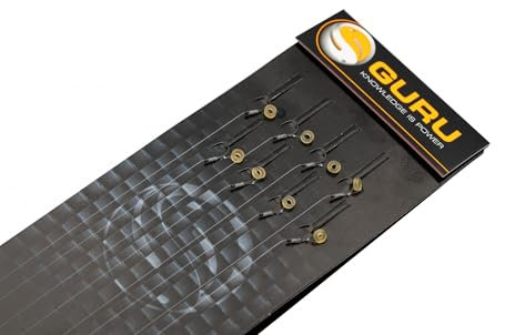 Guru Super LWG 6 Bait Bands Hair Rigs Barbless (Size 12 6lb)