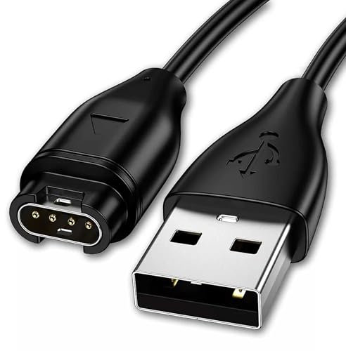 Charger Compatible with Garmin Forerunner 45 255 245 745 935 945, Fenix 5S 5X Plus 6 6S 6X Pro 7 7S 7X, Vívoactive 3 4, Approach S60 S62 X10, Vívomove 3S Sport, Venu Sq 2 Plus, Active, Swim2, Quatix 5