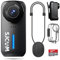 SJCAM C110 Magnetic Mini Body Camera,4K 200min | 64GB Card Bodycam with Audio & Video Recording, EIS Stabilisation,8x Zoom,30M Waterproof Pocket Action Cam WIFI Vlogging Camera,f/2.0 POV Cam,Black