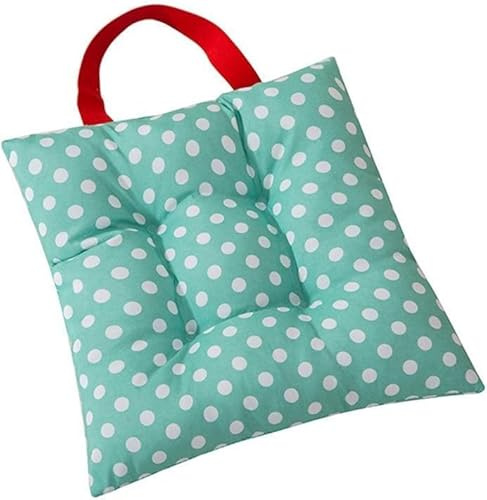 Mode Dots Candy Farben Kinder Sitzkissen Esszimmer Garten Kindergarten Kinder Stuhl Kissen, Green, 27x27cm