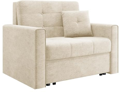 Mirjan24 Sofa Viva Lux I mit Schlaffunktion, einsitzer Polstersofa mit Bettkasten inkl. Kissen, Schlafsofa Bettsofa Farbauswahl, Wohnlandschaft, (Nazar 225.01)