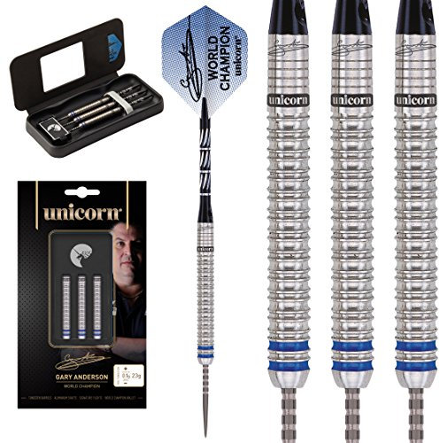 Bullydarts 21g 23g 25g Gary Anderson World Champion Phase 3 Darts, 90% Tungsten (21)
