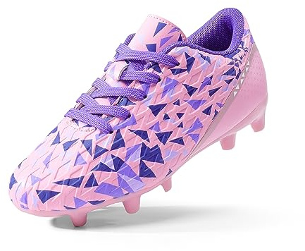 Dream Pairs Boys Football Boots Shoes Kids Girls Soccer Athletics Sport Training Shoes Indoor Outdoor Football Shoes Sneakers for Unisex
