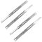 BE-TOOL Lot de 4 glissières de tiroir en métal de 17 mm avec roulement à billes (longueur 182 mm)
