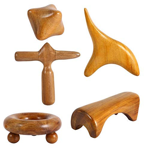 Masseur en bois 5 types au Vietnam - Pour le corps, les pieds, les réflexologie, l'acupuncture, massage thaïlandais, rouleaux de massage pour le corps et le spa
