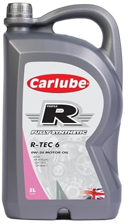 CarLube Triple R 0W-20 huile 100% synthétique R-TEC 6, 5 L