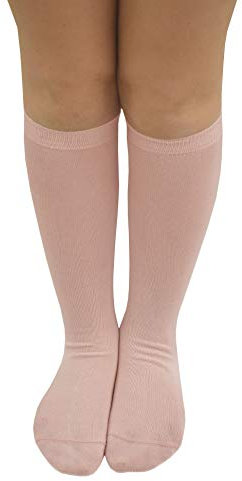 PETTI Artigiani Italiani 6 Paia di Calzini Cotone Calze, Mix Rosa Lungo, 6 Anni (28-30) Unisex-Bambini