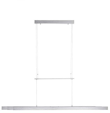 SellTec LED Pendelleuchte 120-179 cm ausziehbar | Hängeleuchte mit Farbtemperatursteuerung CCT, Touchdimmer | Pendellampe höhenverstellbar für Wohnzimmer Küche Esszimmer