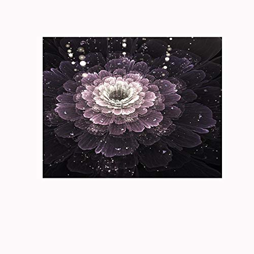 Fototapete Leuchtende Blumen 300x200cm Selbstklebend Wandgemälde Wand Dekoration Schlafzimmer Tapete