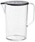 bamix Accesorio jarra, vaso dosificador 1l, resistente al calor, plástico, sin BPA, tapa incluida, asa, medidor, transparente, apto para lavavajillas
