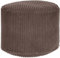 DreamRoots Pouf Hocker - Rund 50x50x35 cm - Couch Hocker Für Wohnzimmer