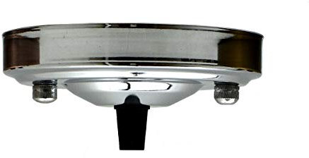 LEDSone Deckenrosette für Hängelampen, 108 mm, Chrom, komplettes Set