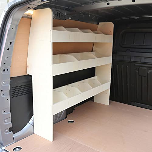 Vanify Estanterías para Furgonetas - Se Ajusta a Peugeot Partner L1 2008-18 Estantería para el Lado del Conductor