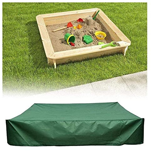 GIVBRO Sandkastenabdeckung, Stoff, Sandkasten, Abdeckung für Garten, Sandkastenabdeckung, Sauna, Whirlpools, 180 x 180 cm