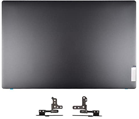 Replacement LCD Back Cover Top Lid with Hinges for Lenovo ideapad 5-15IIL05 5-15ARE05 5-15ITL05 Series Laptop, New ideapad 5-15IIL05 5-15ARE05 5-15ITL05 Back Cover P/N: 5CB0X56073 AM1K7000310, Gray