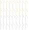 UNICRAFTALE 160Pcs 2 Size 2colors 316 Surgical Stainless Steel Earring Hooks GoldenEar Wire Hooks with Vertical Loops Pin 0.7mm French Fish Wire Earrings for Jewelry Making Hole 1.5mm