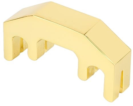 Fockety Violin-Übungsdämpfer, Leicht, Feine Verarbeitung, Einfach zu Installierender Violin-Dämpfer Als für Geiger (Gold)
