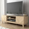 Galano Hanwell 2 Door TV Unit – 139cm Entertainment Centre for up to 65 TV – Large Storage TV Stand Cabinet for Living Room – Modern Media Console in Oslo Oak Finish