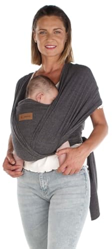 Jané Cocoon Wickeltuch, für Frühgeborene, ergonomisch, bis zu 20 kg, 5 m lang, weich und kühl