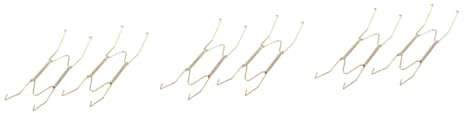 MAGICLULU 18 Pezzi8 gancio in filo metallico piatti appesi al muro attaccapanni per il muro appendi applique da parete decorazione della parete appendiabiti per piatti Metallo staffa