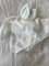 Stitches - Doudou Lapin Plat Blanc - Personnalisable (Rose)