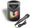 Bontempi | SonicSync - Amplificatore Wireless Karaoke con Microfono Dinamico, Vano Porta Smartphone, Effetti Luminosi ed Effetto Eco, 18,9x15,9x12,9 cm