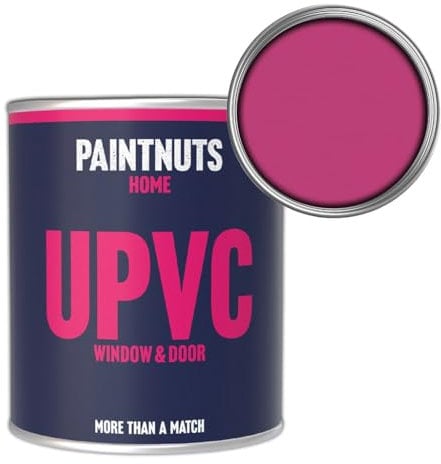 PaintNuts UPVC Window & Door Paint - RAL-4010 - TELEMAGENTA Matt 500ml Tin