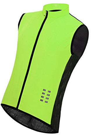 Suammiitstrieadea Gilet de cyclisme coupe-vent sans manches en jersey pour homme, vert, M, Vert, L, 8