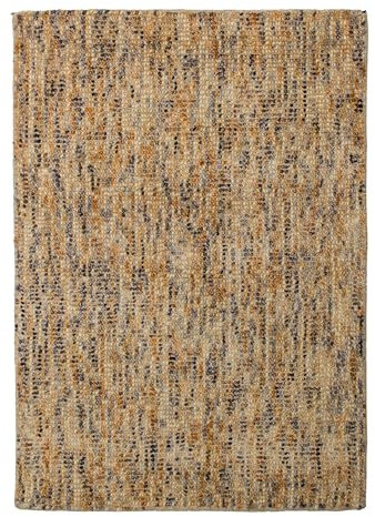 Lifetex Textile Lebensqualität Poshti Modern meliert 60 x 90 cm Braun handtuft Schurwolle Modern hochwertiger Teppich