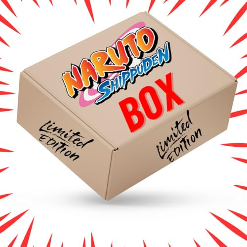 [Naruto Box] Exklusive Fanbox – Premium Geschenkset mit 8 hochwertigen Artikeln aus der Welt von Naruto, Naruto Shippuden & Boruto | Figuren, Collectibles & Snacks