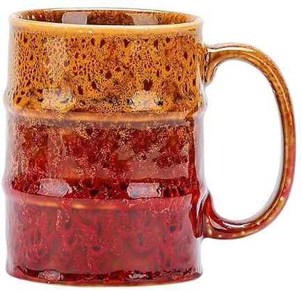 ZPPLD Large Coffee Mug,450ml Ceramics Coffee Cup,Earthenware Mugs,Stoneware Cup,Stoneware Coffees Mugs,Tea Mugs,Porcelain Mug,Cappuccino Cups,Capacity Cups for Office and Home, Gift and Present (8)