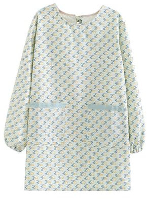 MKYKDY Delantal impermeable con capucha para mujer antimanchas para cocina casera manga larga antimanchas para adultos