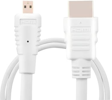 2 Pack Cable Micro HDMI to HDMI 1.5m, 4K Resolution, Supports High Speed, 60Hz 1080P, Compatible avec Raspberry Pi 5/4B, GoPro Hero 7 Black Hero 4 5 6, Sony A6000/6300 Camera, Yoga 3 Pro