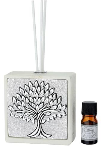 Holyart Bomboniera profumatore Albero della Vita Essenza agrumata 9x9 cm Bagutta