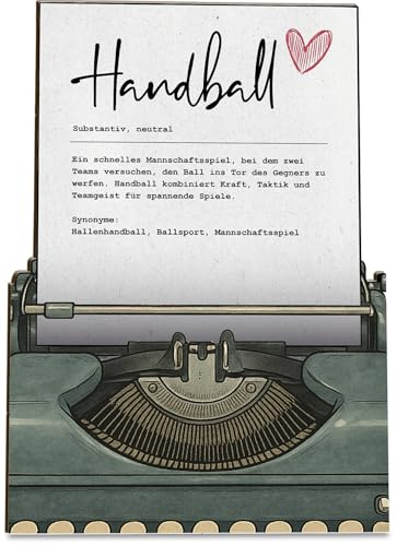 Generisch Holz-Papier Karte XIX (Definition Handball)