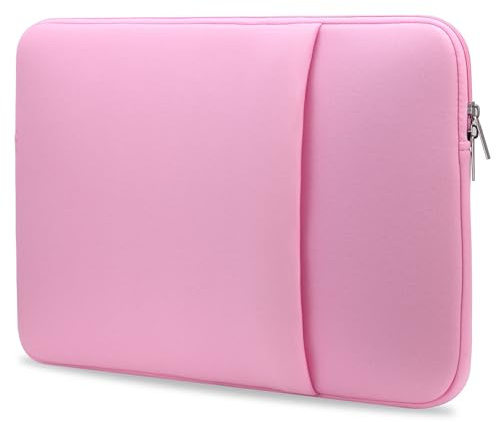 SIBOMTEX B2015 - Custodia morbida con cerniera per laptop da 12 pollici, per MacBook Air Pro, Ultrabook, colore: rosa
