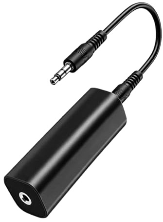 argtnayk Ground Loop Isolator entstörfilter, mantelstromfilter zur beseitigung von brummgeräuschen, passend für autoradio und heim Audio systeme mit 3,5 mm Klinke