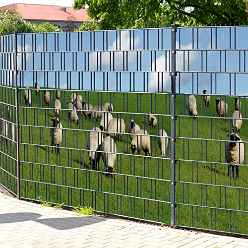 PerfectHD Zaunsichtschutz - Motiv Baltrum - Sichtschutz für den Garten - 2,50 x 1,80 x 0,19 m - 9 Streifen - 30 Varianten