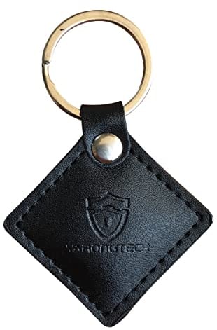 YARONGTECH Neu 125 KHz EM4100 Read Only Schwarz Leder Schlüssel RFID Tag für Türöffnung (2er Pack)