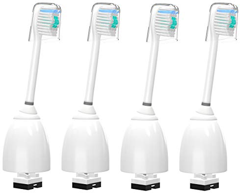 YanBan 4er-Pack Ersatz-Zahnbürstenköpfe für Philips elektrische Zahnbürste, kompatibel mit für Essence, für Elite, für Xtreme, für Advanced und CleanCare