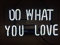 LiQi ™ Do What You Love Wandschild aus echtem Glas, handgefertigt, für Zimmer-Dekoration, Zuhause, Schlafzimmer, Mädchen, Kneipe, Hotel, Strand, Cocktail, Freizeitspielzimmer, 34,3 x 19,1 cm, Weiß
